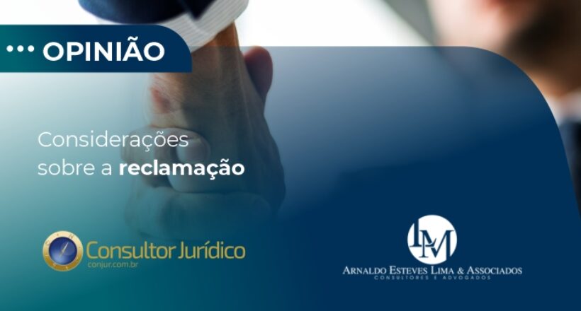 Considerações sobre a reclamação