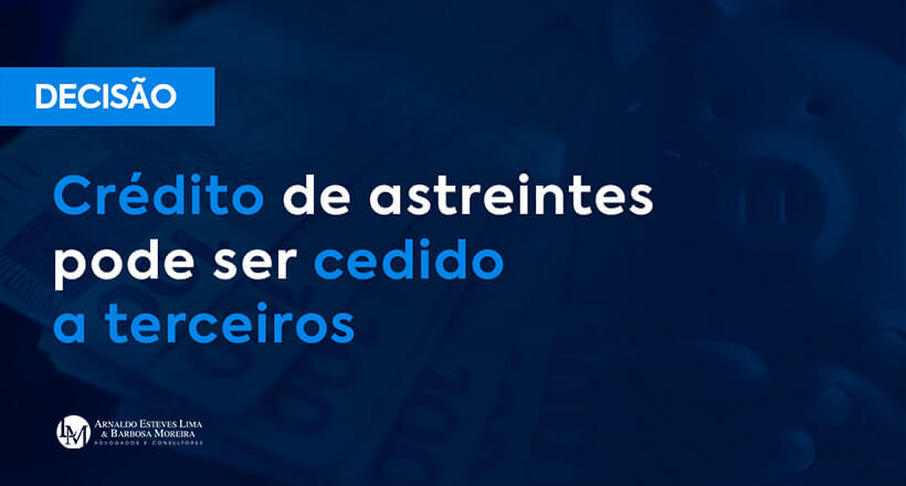 Crédito de astreintes capa