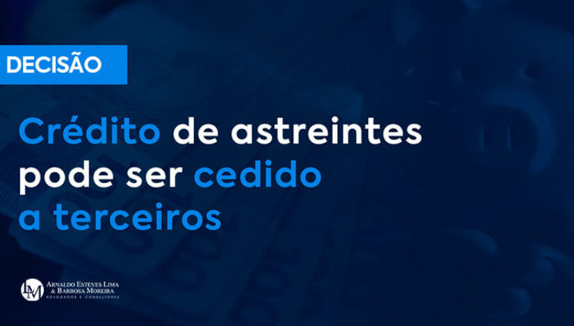 Crédito de astreintes capa